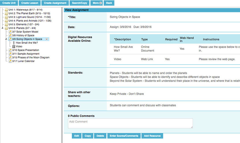 instructional content management